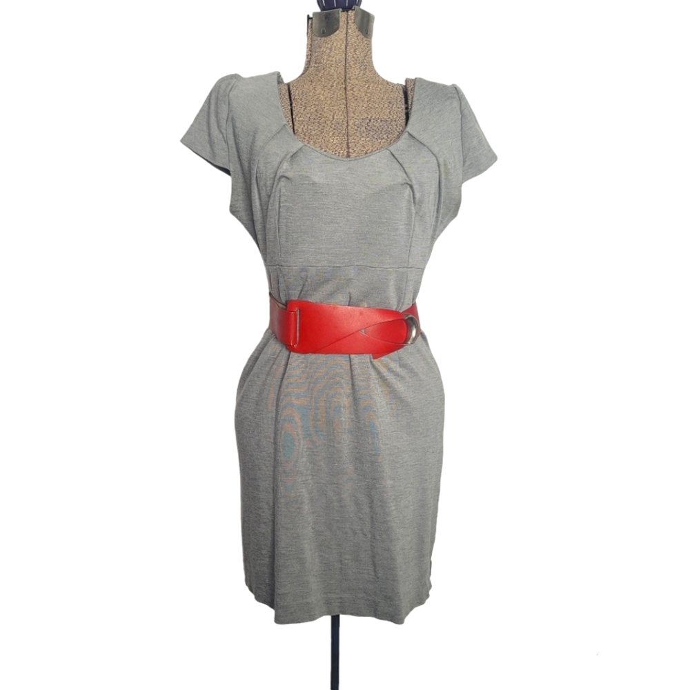 Zara Basic grey mini dress in size Large